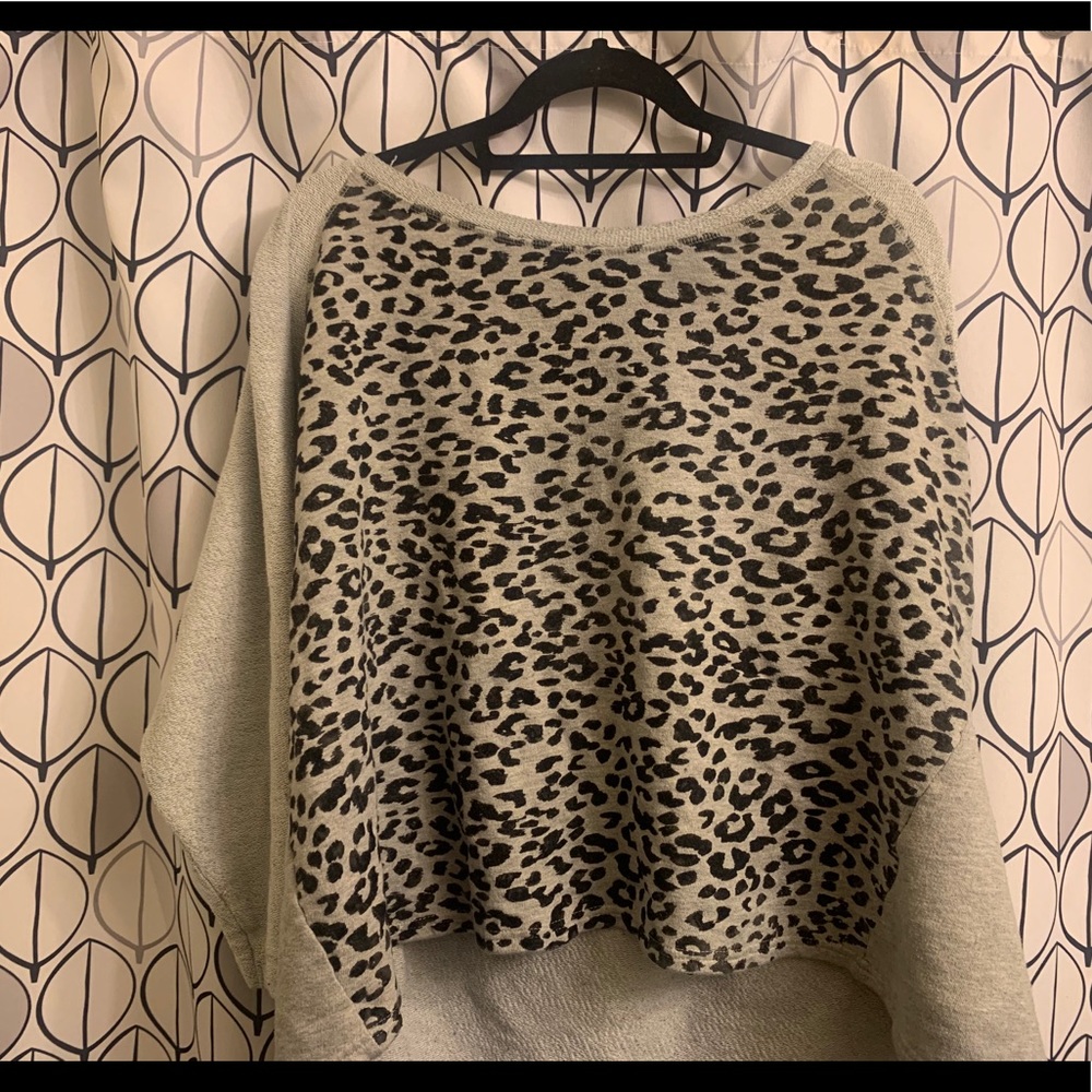 Animal print sweater